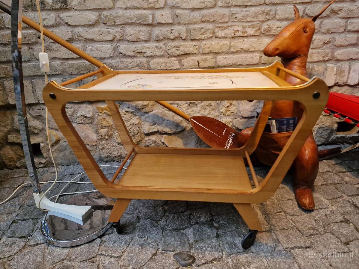 Vintažinis mid century servantas/kavos stalelis - nuotraukos Nr. 15