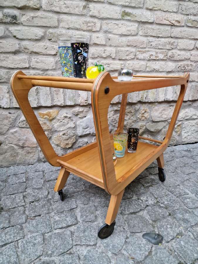 Vintažinis mid century servantas/kavos stalelis - nuotraukos Nr. 21