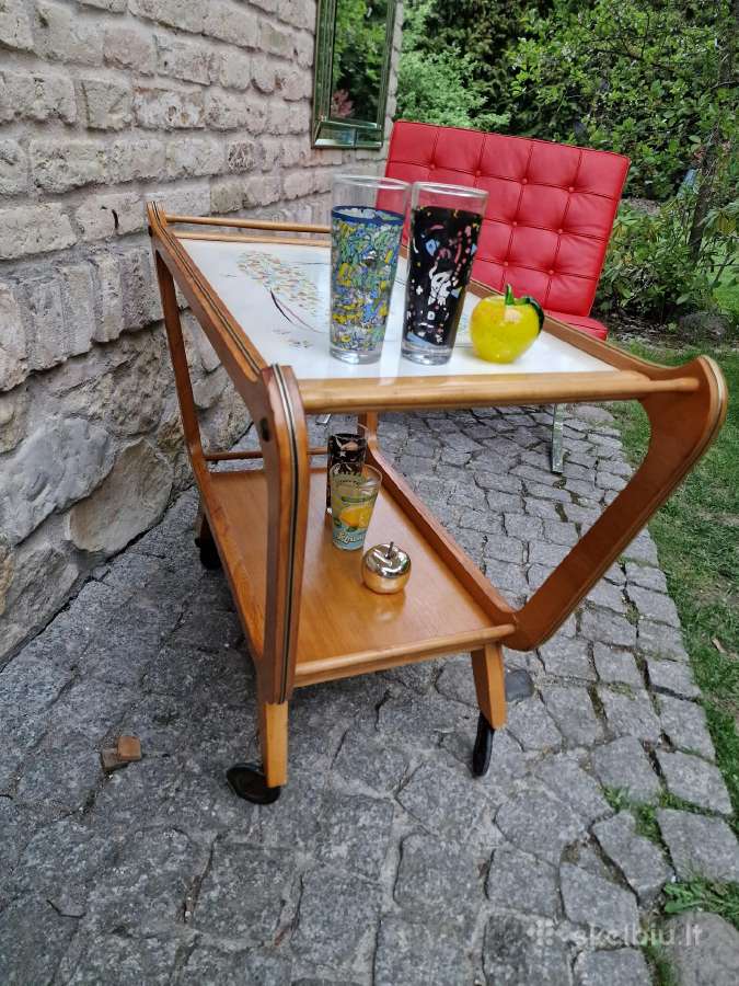 Vintažinis mid century servantas/kavos stalelis - nuotraukos Nr. 22
