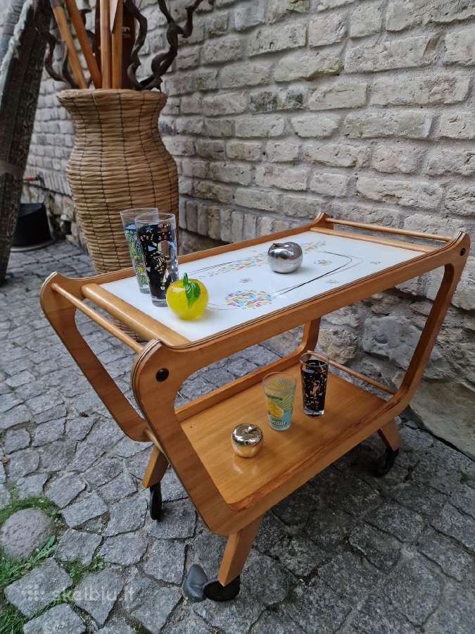 Vintažinis mid century servantas/kavos stalelis - nuotraukos Nr. 27