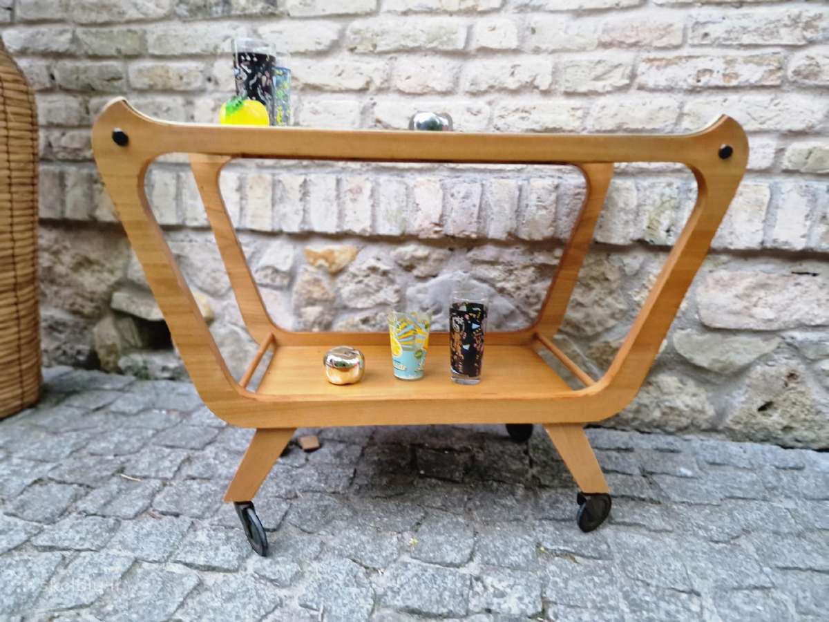 Vintažinis mid century servantas/kavos stalelis - nuotraukos Nr. 30