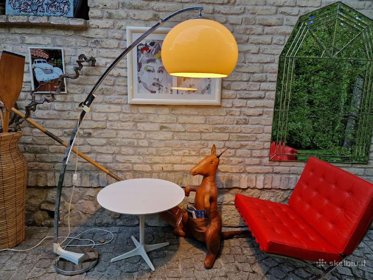 Vintažinis mid century Space Age kavos staliukas - nuotraukos Nr. 31