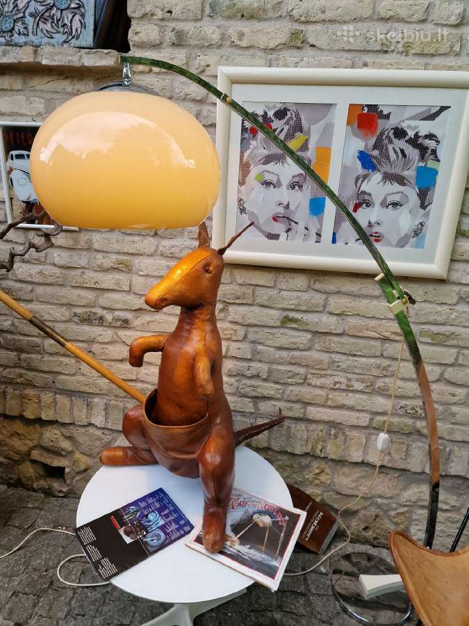 Vintažinė mid century autorinė odinė laikraštinė - nuotraukos Nr. 22