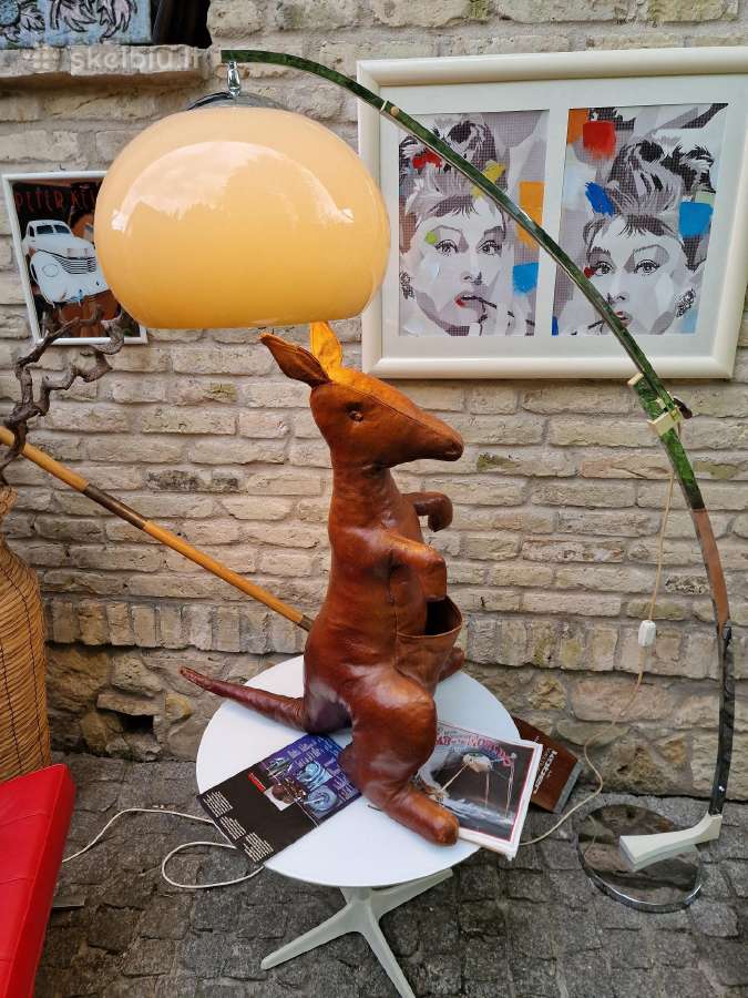 Vintažinė mid century autorinė odinė laikraštinė - nuotraukos Nr. 31