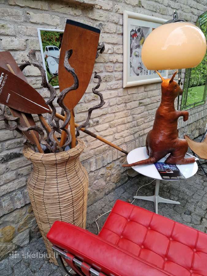 Vintažinė mid century autorinė odinė laikraštinė - nuotraukos Nr. 36