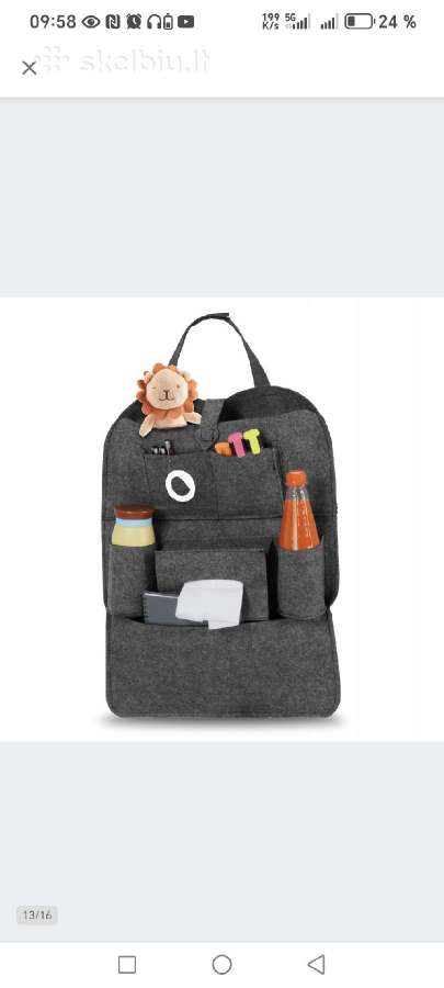 Nauja Lionelo Lo Aart I-size 0- 36kg auto kėdutė - nuotraukos Nr. 13