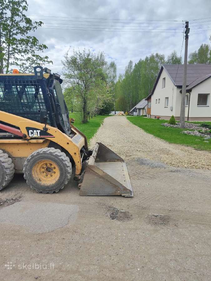 Mini ekskavatoriaus ir Bobcat darbai - nuotraukos Nr. 5
