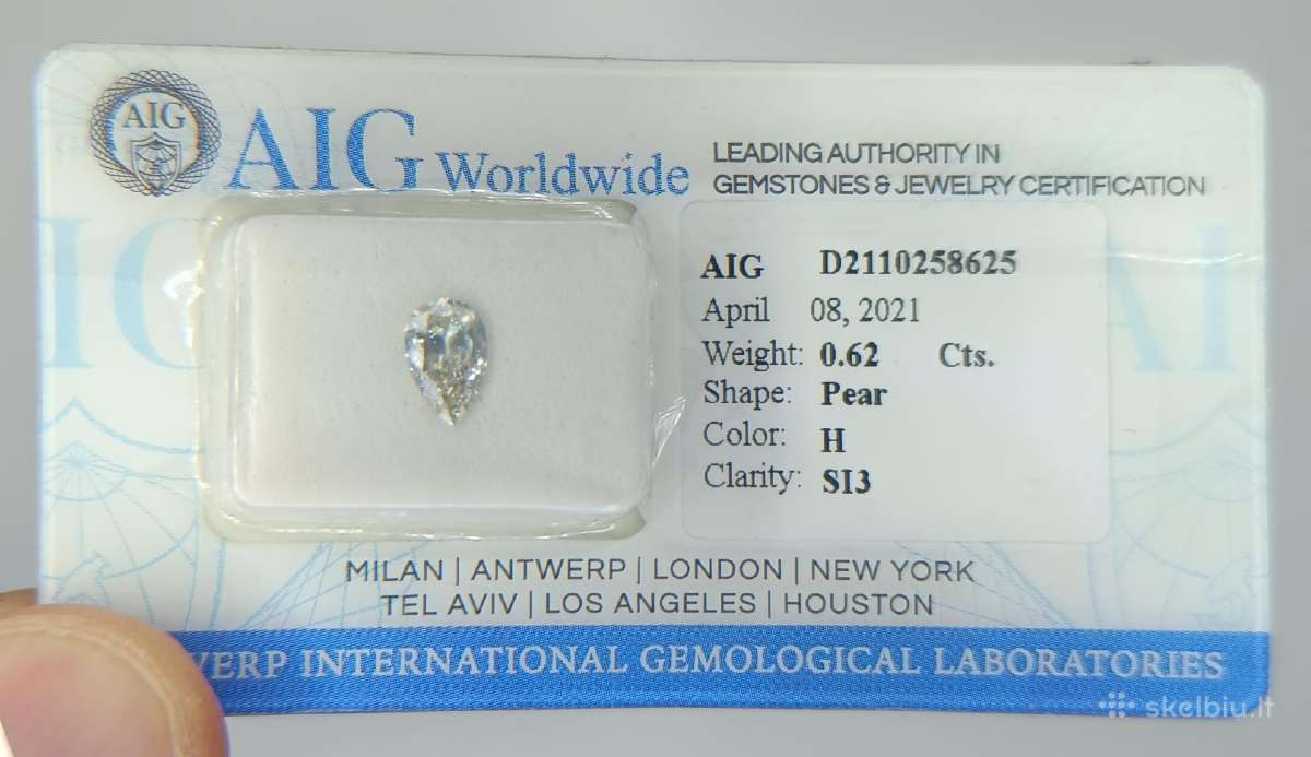 Natūralus Deimantas 1.10 ct
