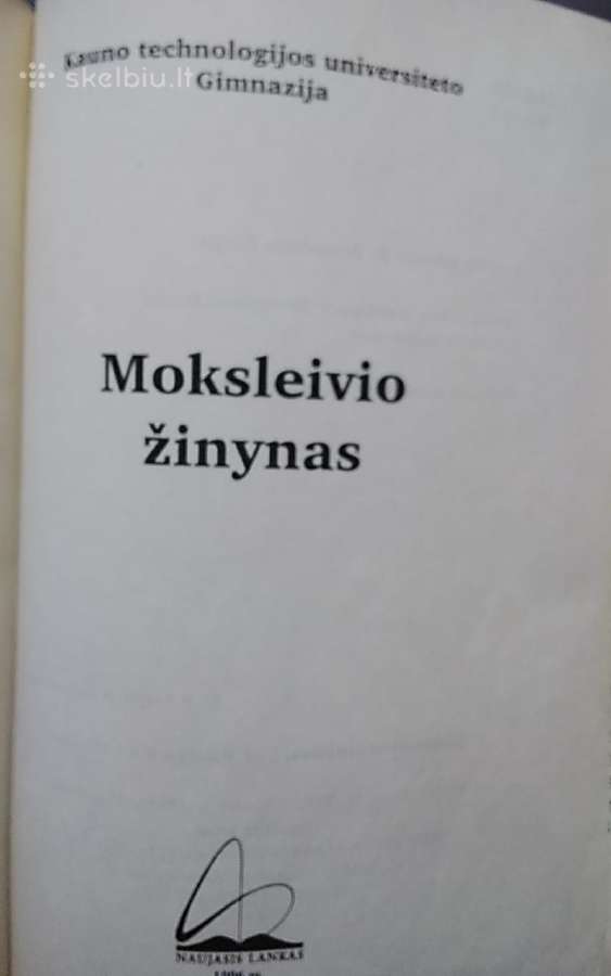 Moksleivio žinynas - nuotraukos Nr. 2