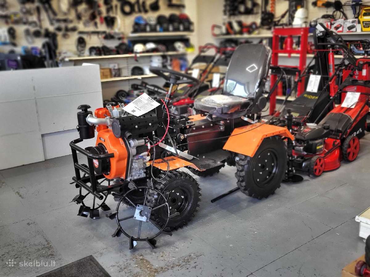 Mini traktorius Rider R-1350x (22 Ag, su freza) - nuotraukos Nr. 4