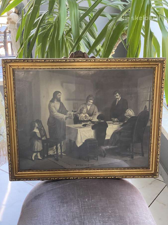 Senas paveikslas “Svečias Kristus