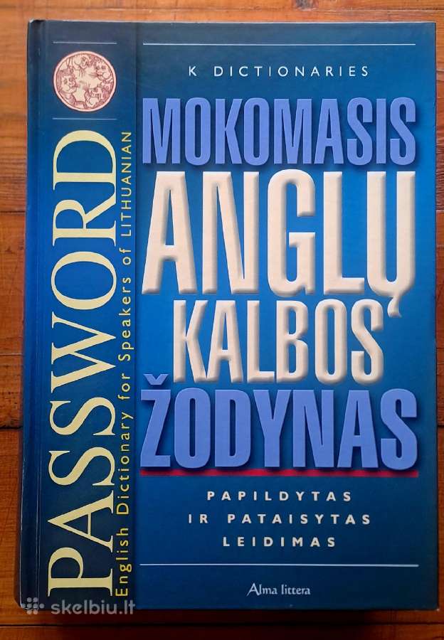 Mokomasis anglų kalbos žodynas Password