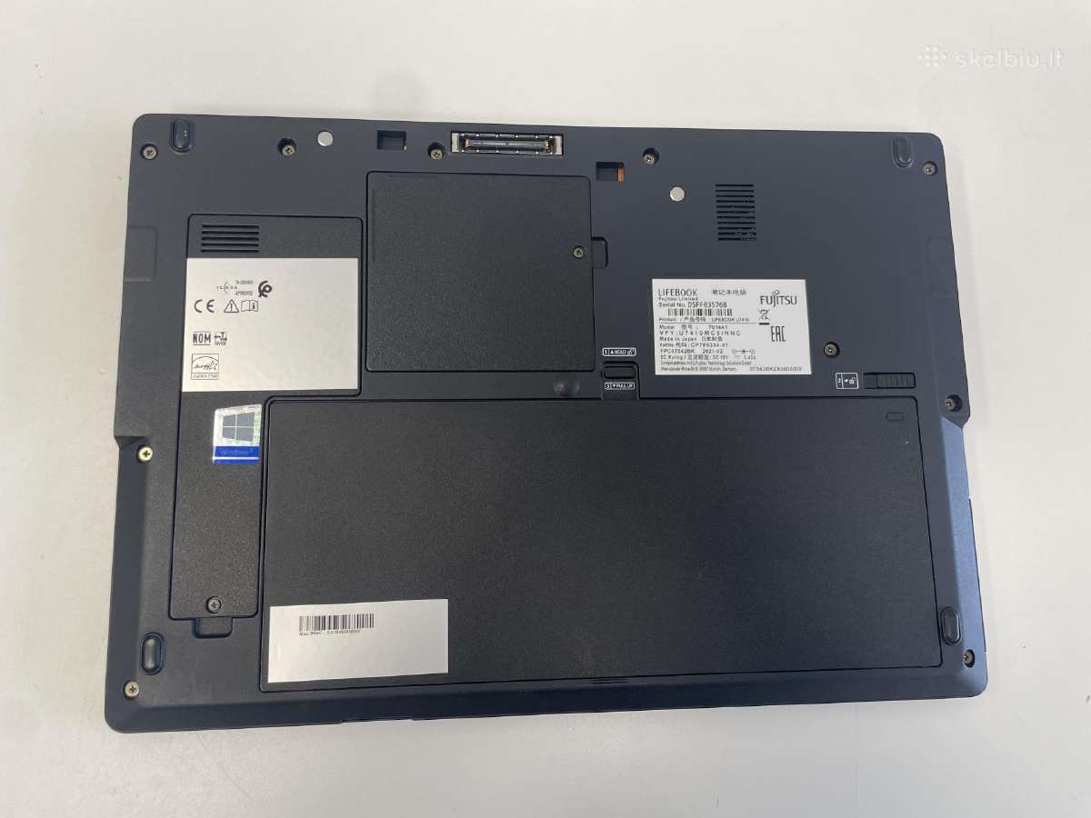 Fujitsu Lifebook U7410 i5-10210u 256gb SSD 16gbram - nuotraukos Nr. 5