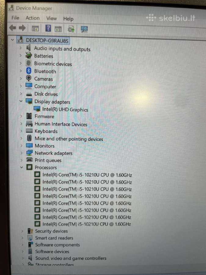 Fujitsu Lifebook U7410 i5-10210u 256gb SSD 16gbram - nuotraukos Nr. 7