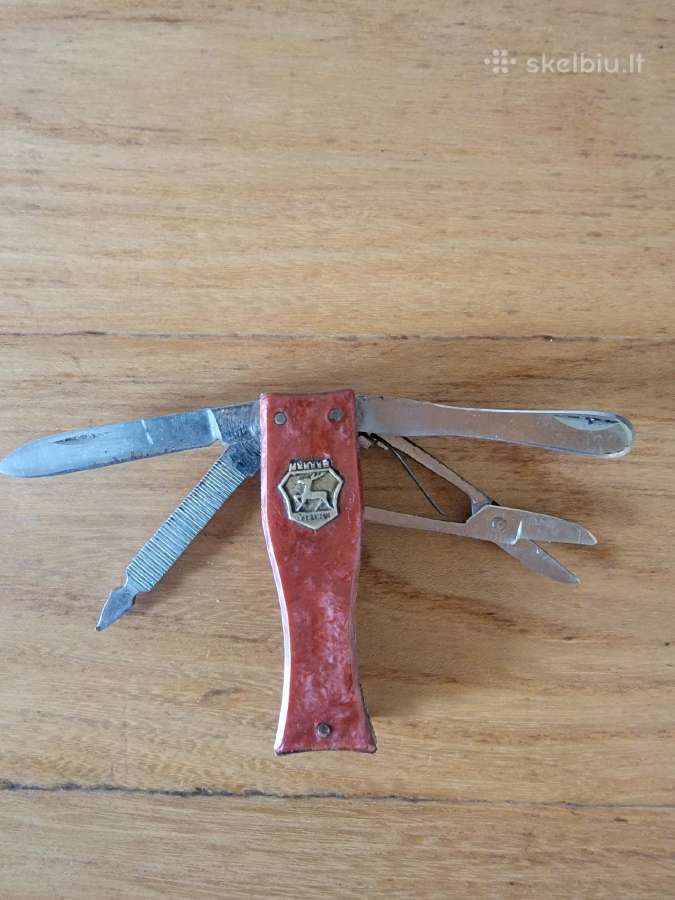 Senų laikų sulankstomas manikiūrinis peiliukas - nuotraukos Nr. 2