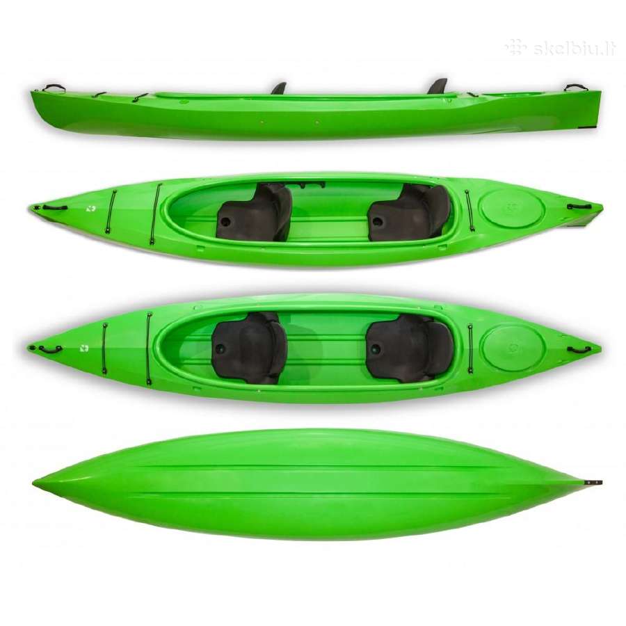 Dvivietė Hdpe Baidarė Caribou