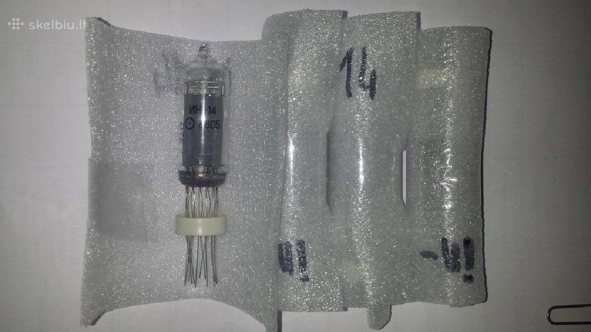 Indikatoriai nixie In-14 nenaudoti, K155id1 - nuotraukos Nr. 4