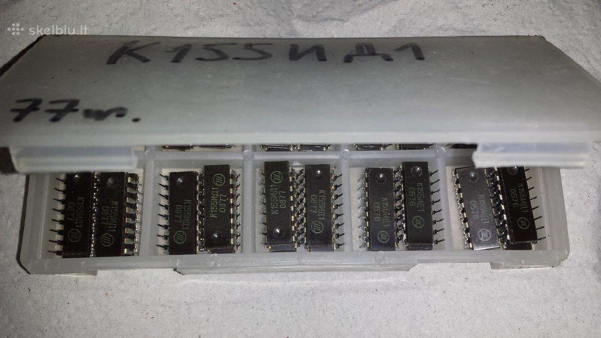 Indikatoriai nixie In-14 nenaudoti, K155id1 - nuotraukos Nr. 6