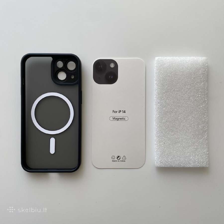 iPhone 14 Dėklas su kamerų apsauga + Magsafe - nuotraukos Nr. 3