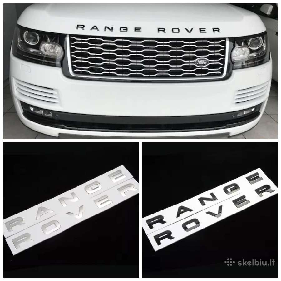 Range Rover emblemos zenkliukai , ratu dangteliai - nuotraukos Nr. 2