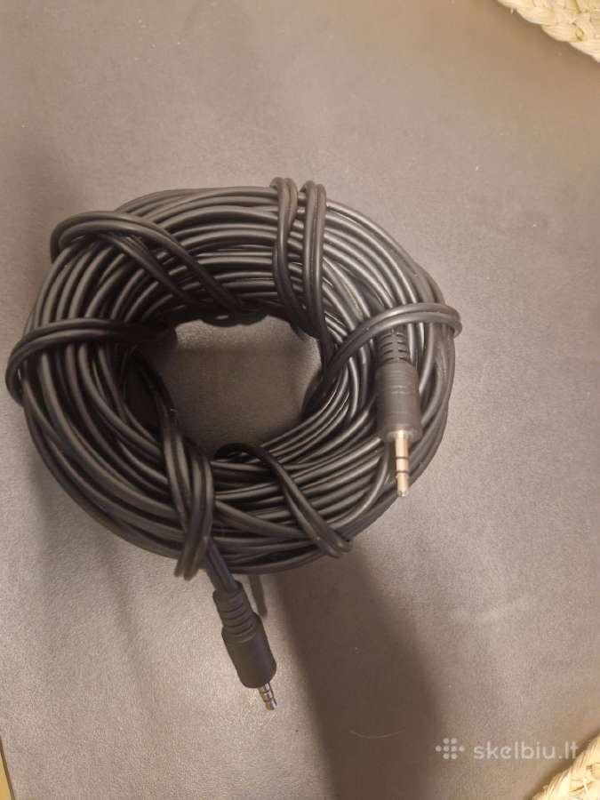 Audio jack kabelis 10m 3.5mm