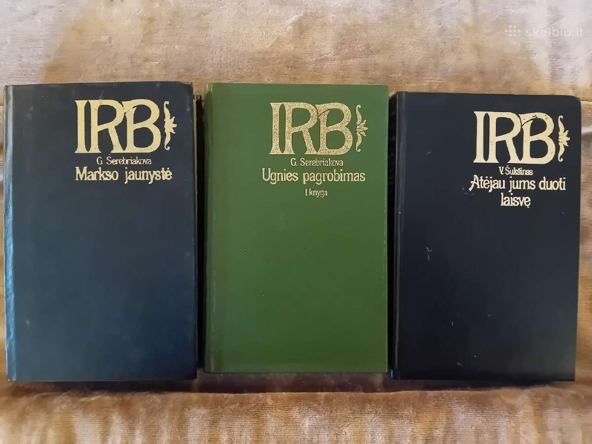 3 knygos iš serijos "Istorinio romano biblioteka"
