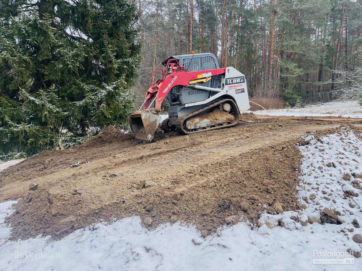 Mini ekskavatoriaus, Račioko, Bobcat nuoma 40 Eur - nuotraukos Nr. 28