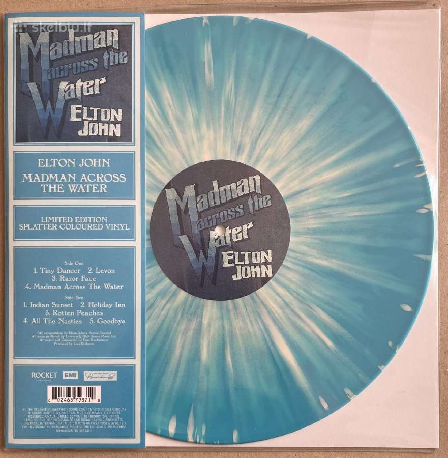 Elton John Madman Across The Water Splatter vinila
