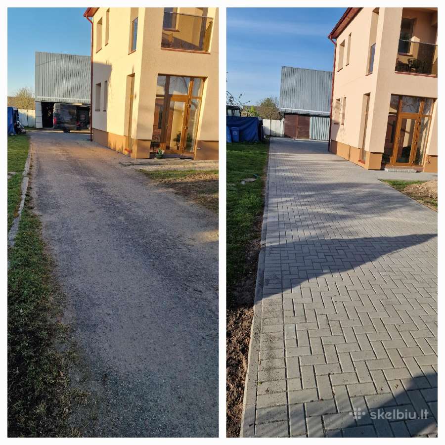 Kokybiškas trinkelių klojimas - nuotraukos Nr. 28