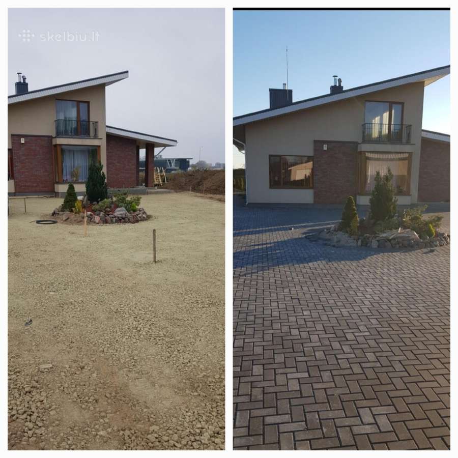 Kokybiškas trinkelių klojimas - nuotraukos Nr. 29