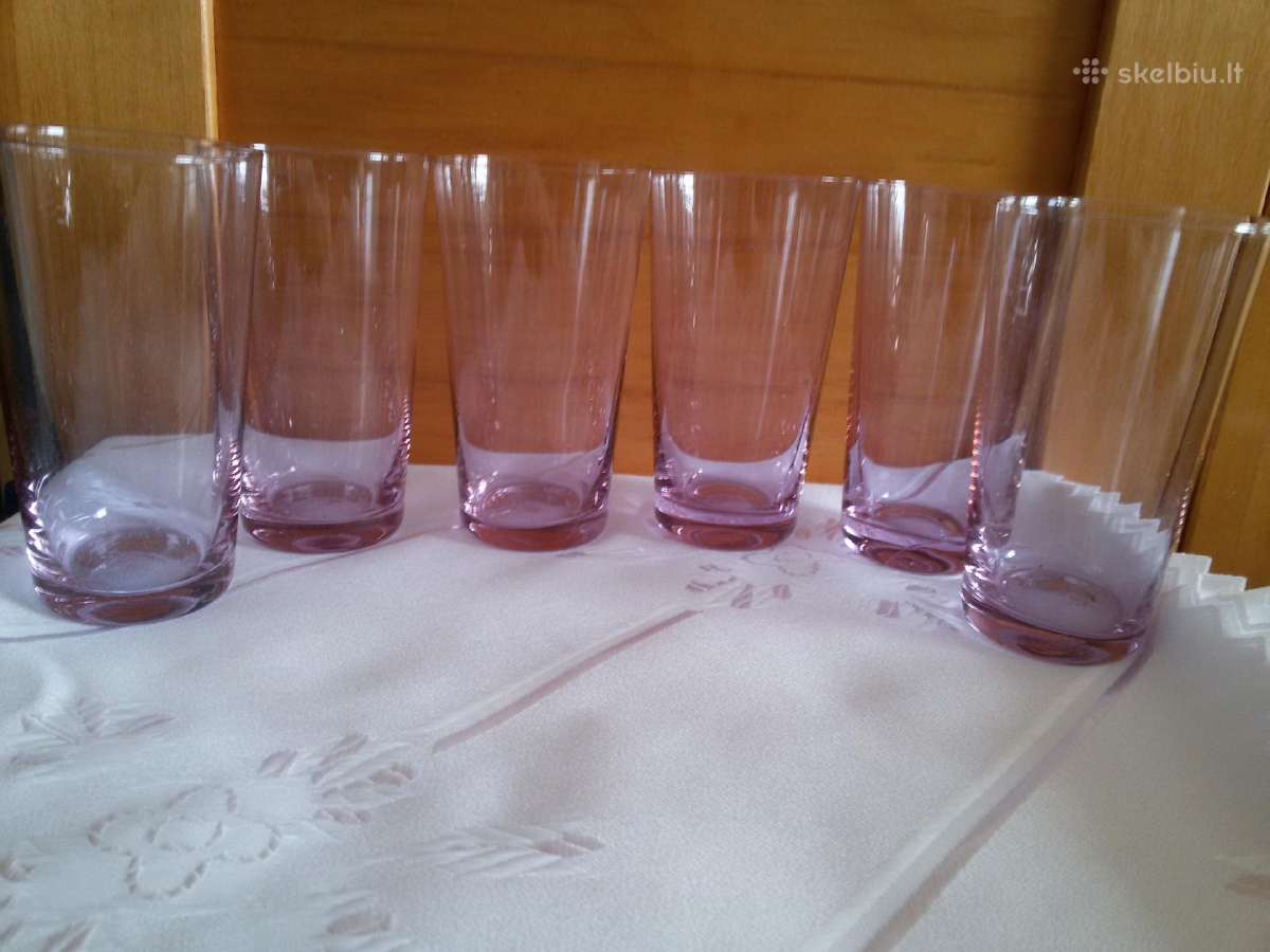 Plono stiklo,išskirtinės spalvos stiklinės - nuotraukos Nr. 3