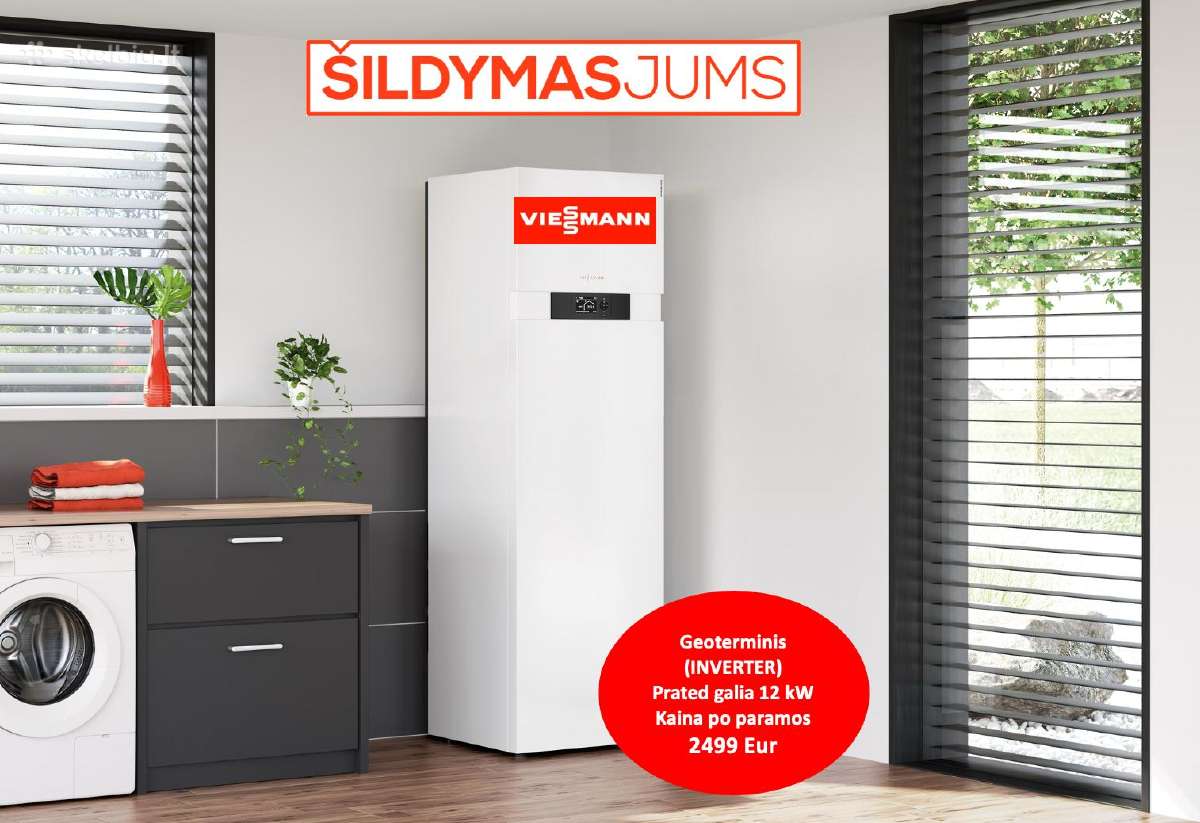 Geoterminis Viessmann Vitocal 333-g 12kw su 220l