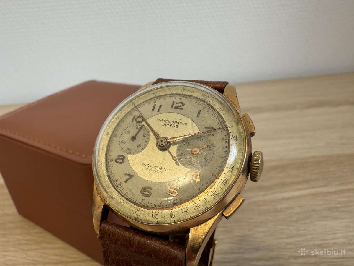 Chronographe Suisse 18k/750 Gold - nuotraukos Nr. 4