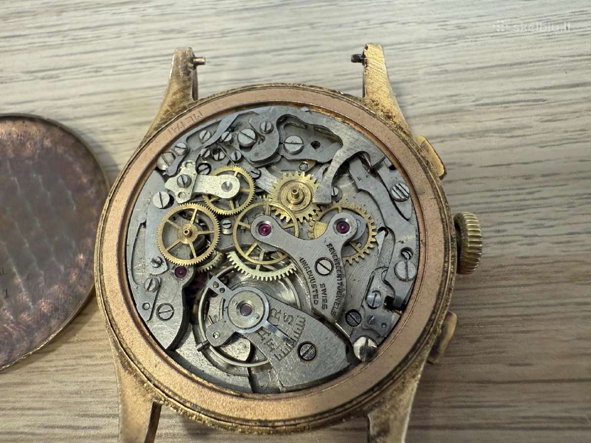 Chronographe Suisse 18k/750 Gold - nuotraukos Nr. 23