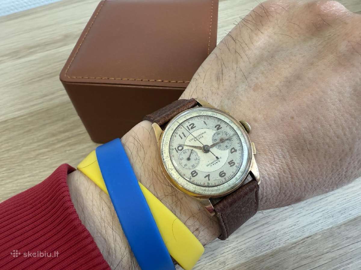 Chronographe Suisse 18k/750 Gold - nuotraukos Nr. 24