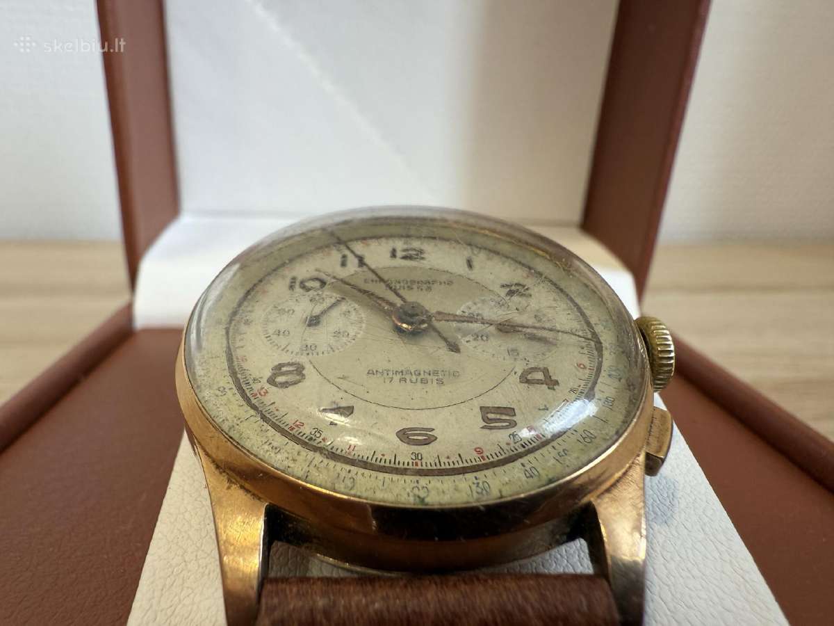 Chronographe Suisse 18k/750 Gold - nuotraukos Nr. 29