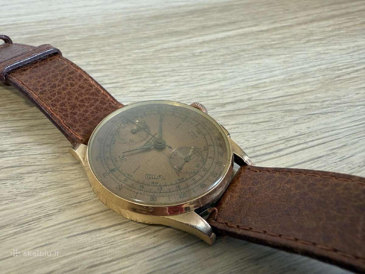 Chronographe Suisse 18k/750 Gold - nuotraukos Nr. 9