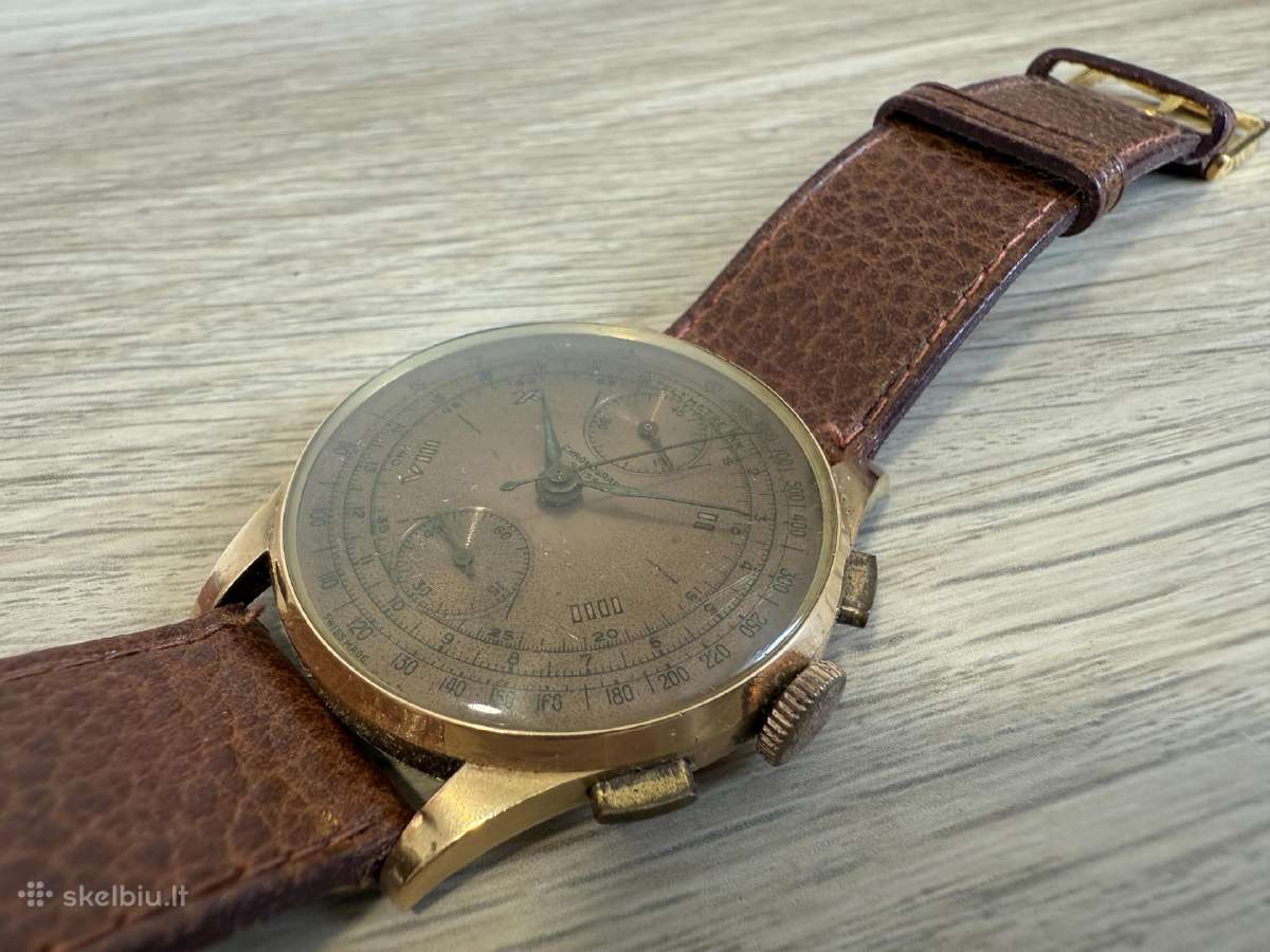 Chronographe Suisse 18k/750 Gold - nuotraukos Nr. 10