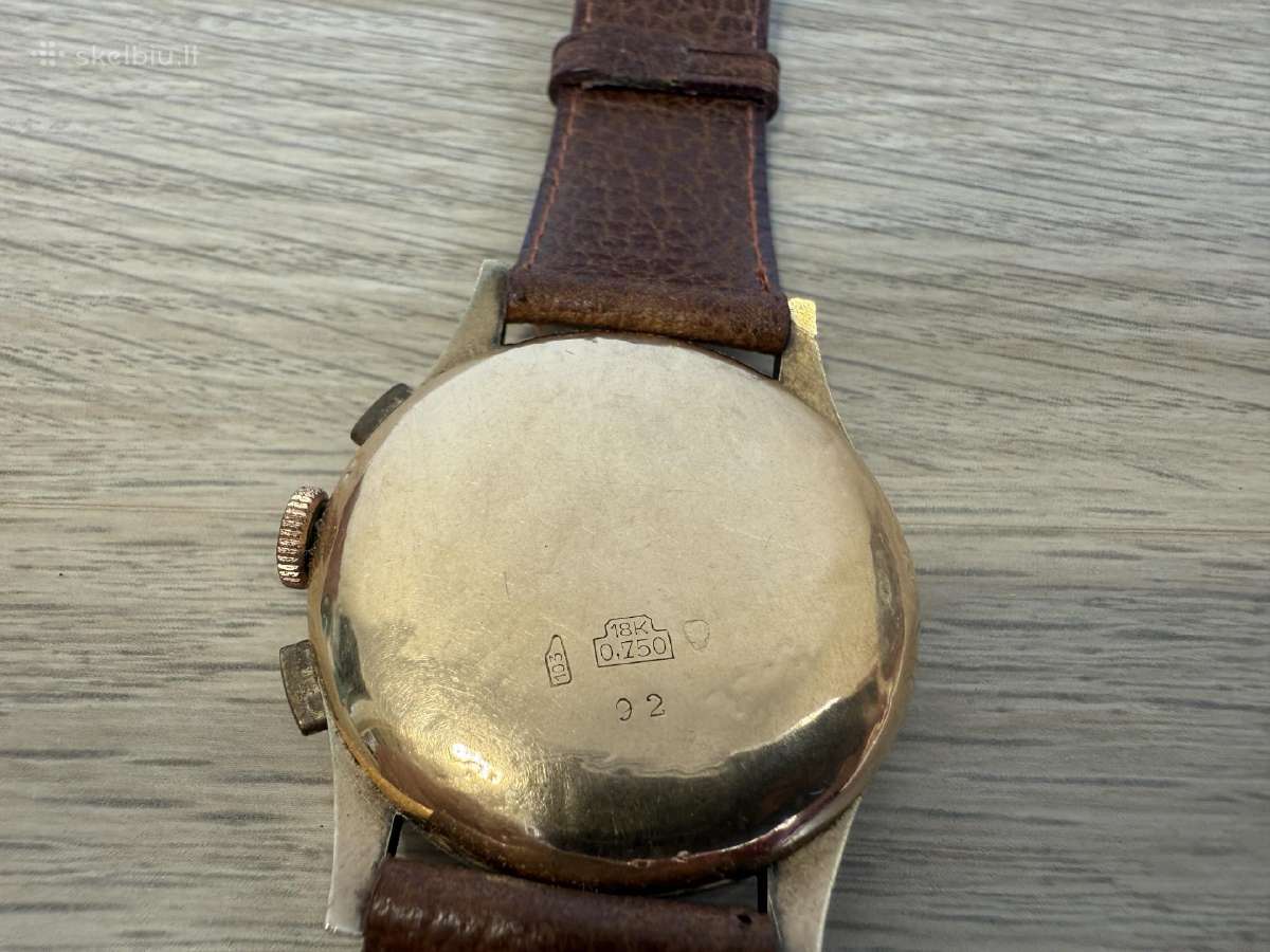 Chronographe Suisse 18k/750 Gold - nuotraukos Nr. 15