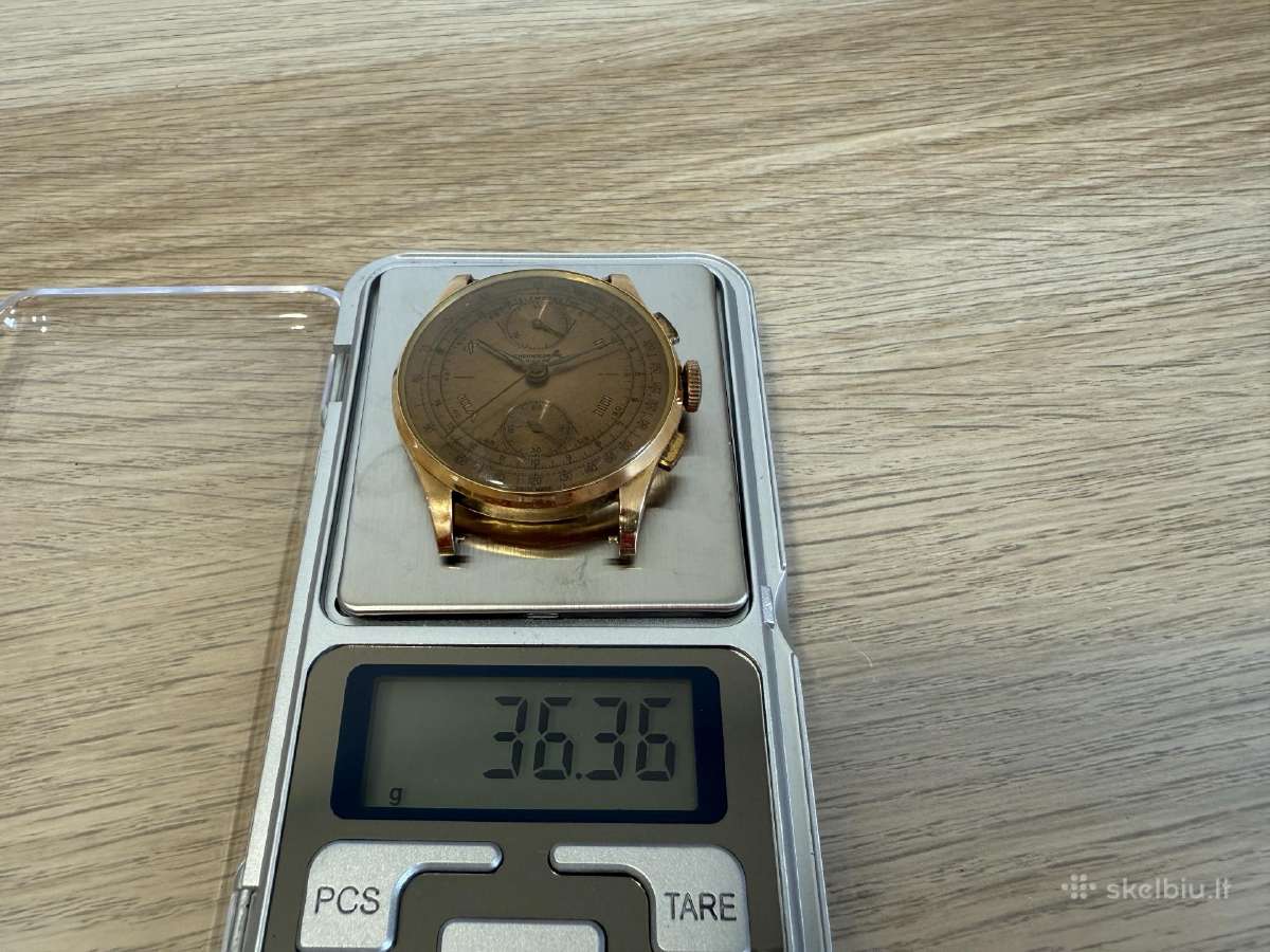 Chronographe Suisse 18k/750 Gold - nuotraukos Nr. 18