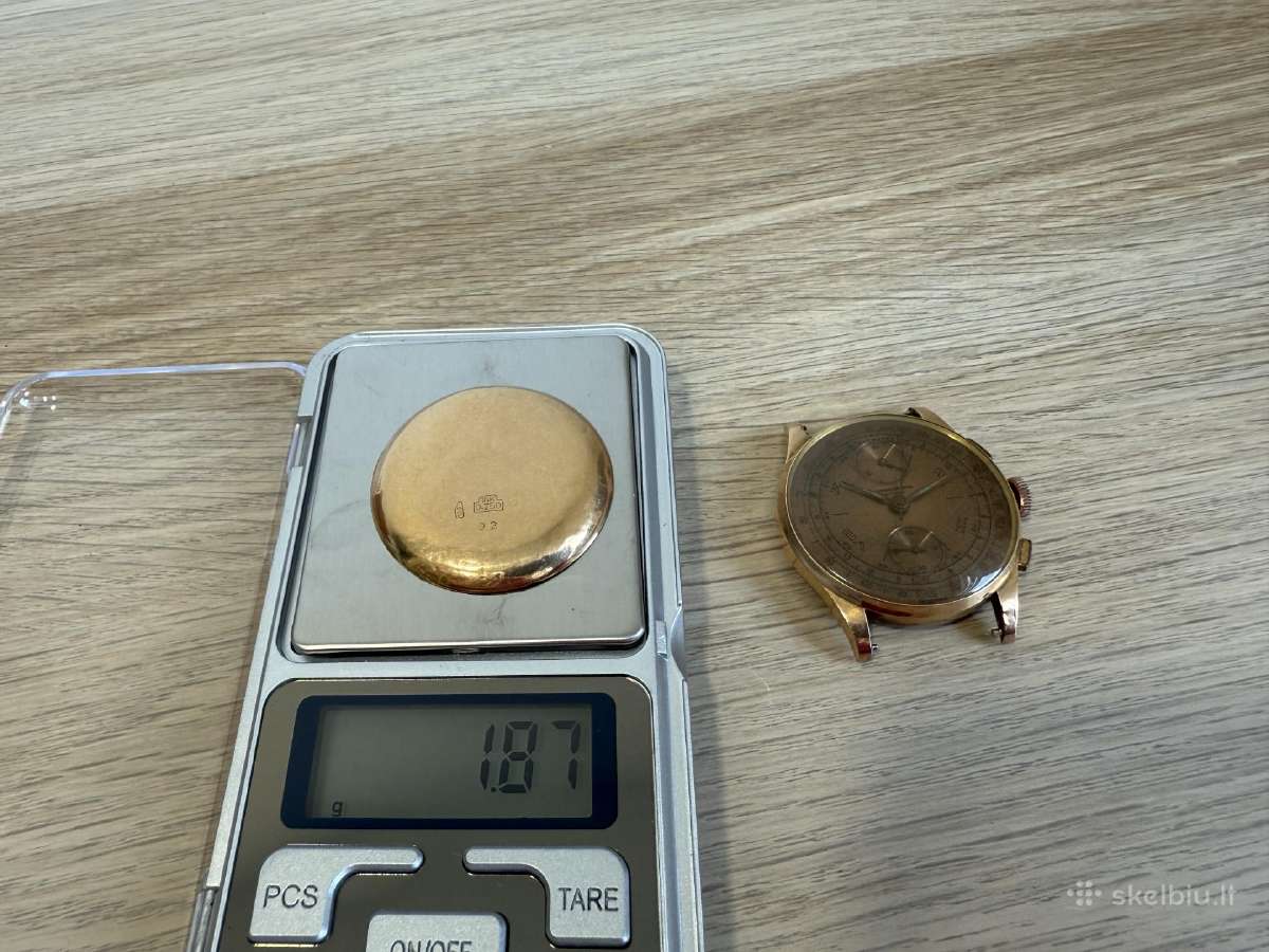 Chronographe Suisse 18k/750 Gold - nuotraukos Nr. 19