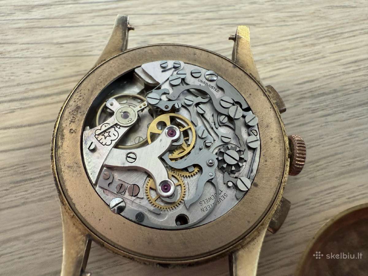 Chronographe Suisse 18k/750 Gold - nuotraukos Nr. 21