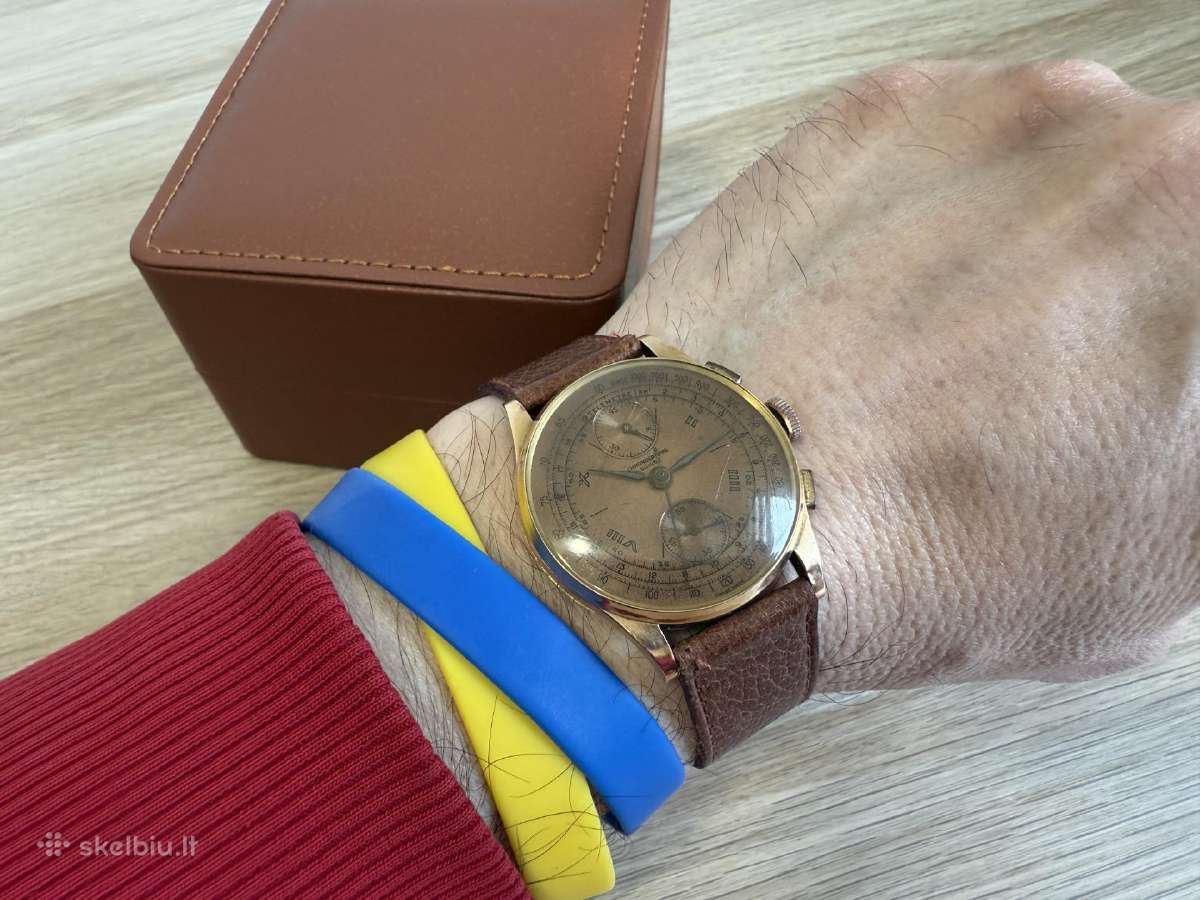 Chronographe Suisse 18k/750 Gold - nuotraukos Nr. 24