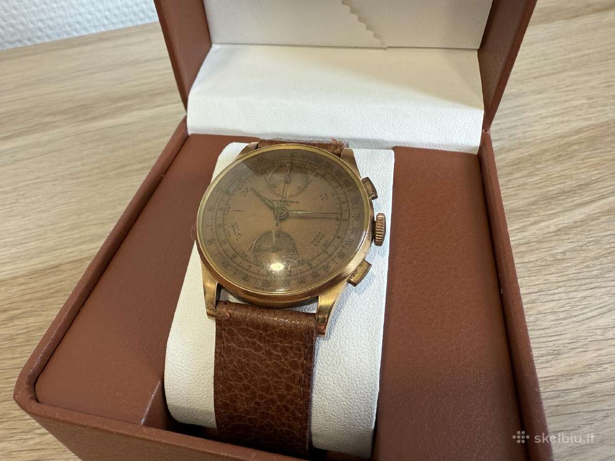 Chronographe Suisse 18k/750 Gold - nuotraukos Nr. 27