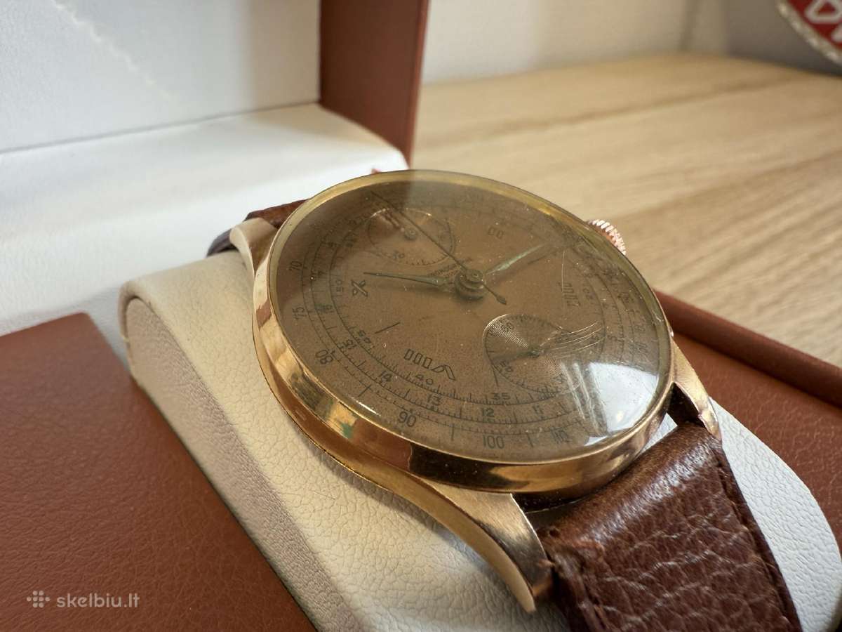 Chronographe Suisse 18k/750 Gold - nuotraukos Nr. 28