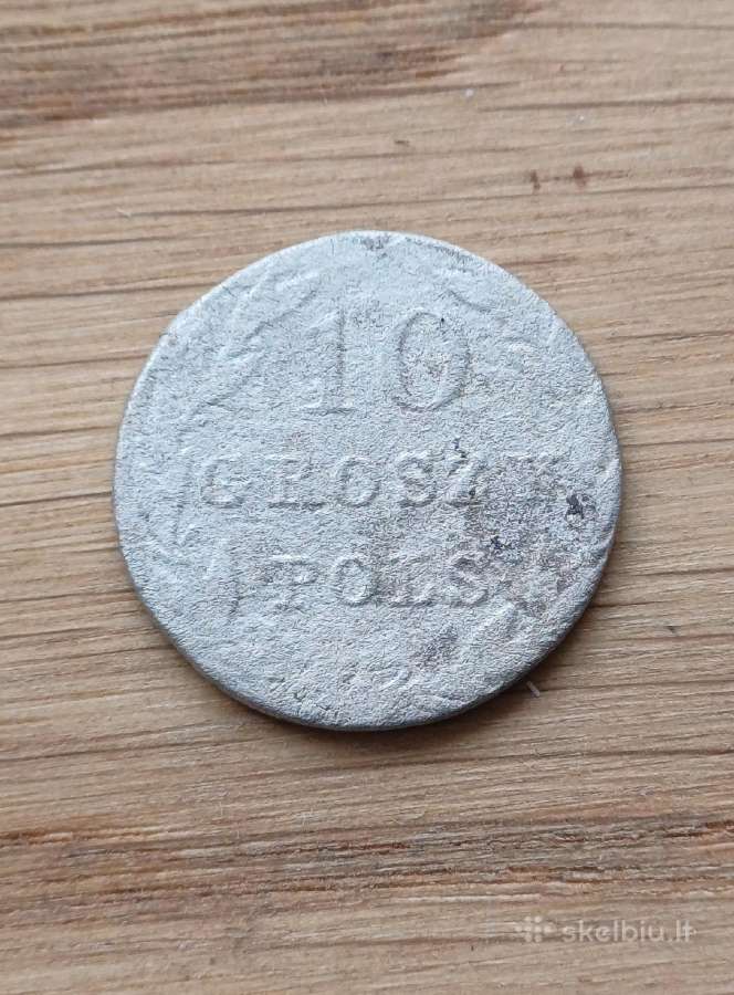 10 grašių 1830 m. Lenkija