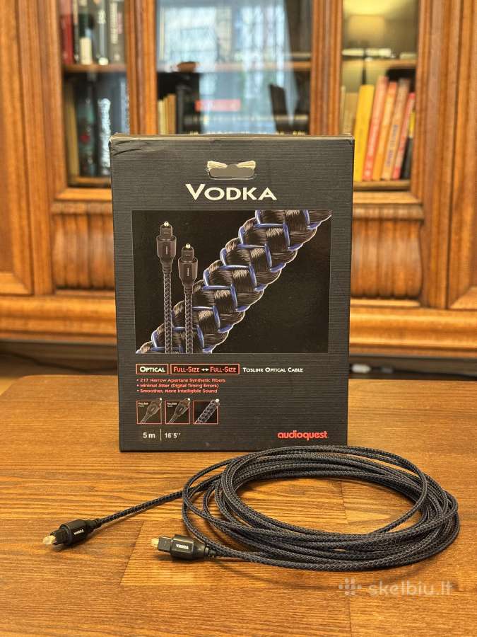 Audioquest Vodka 5m optinis kabelis