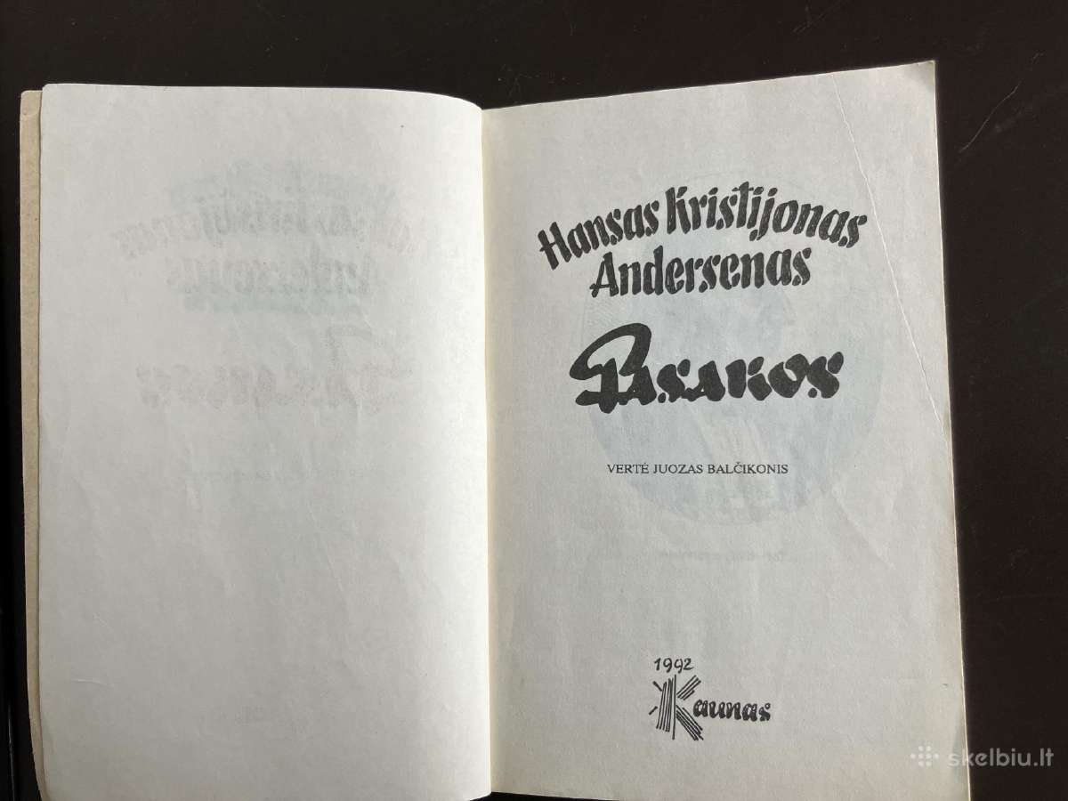 Hansas Kristijonas Andersenas Pasakos - nuotraukos Nr. 2