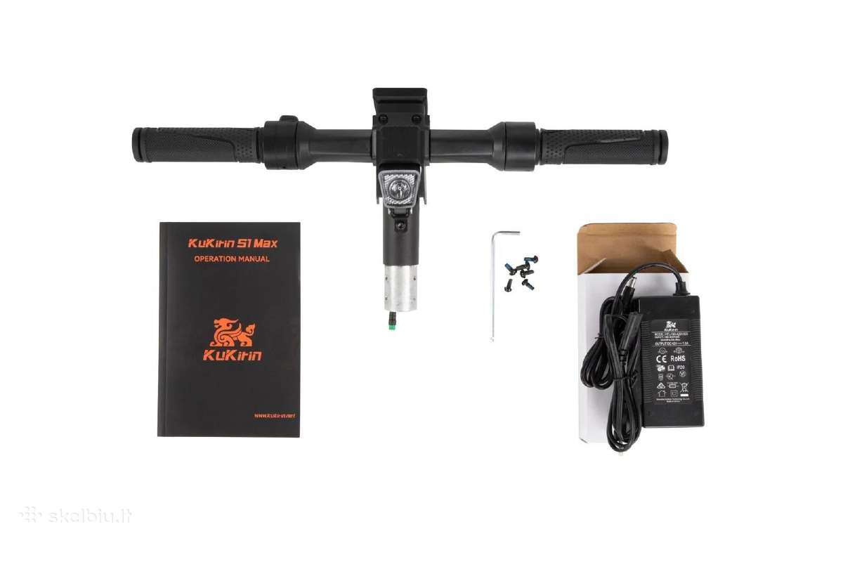 Kugoo Kukirin S1 Max El paspirtukas 350w 10,4 Ah - nuotraukos Nr. 10