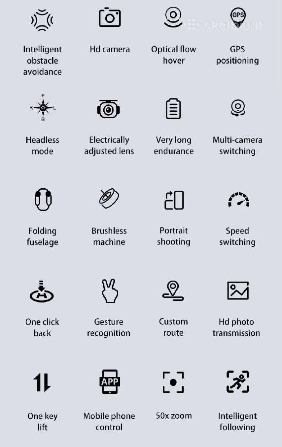 Dronas L600pro Max su GPS, pultas su ekranėliu - nuotraukos Nr. 6